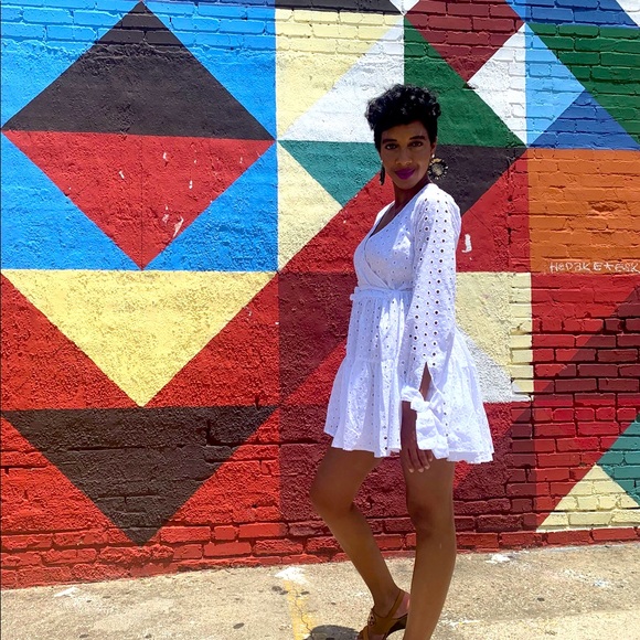 ASOS Design tired wrap mini dress - Picture 4 of 4